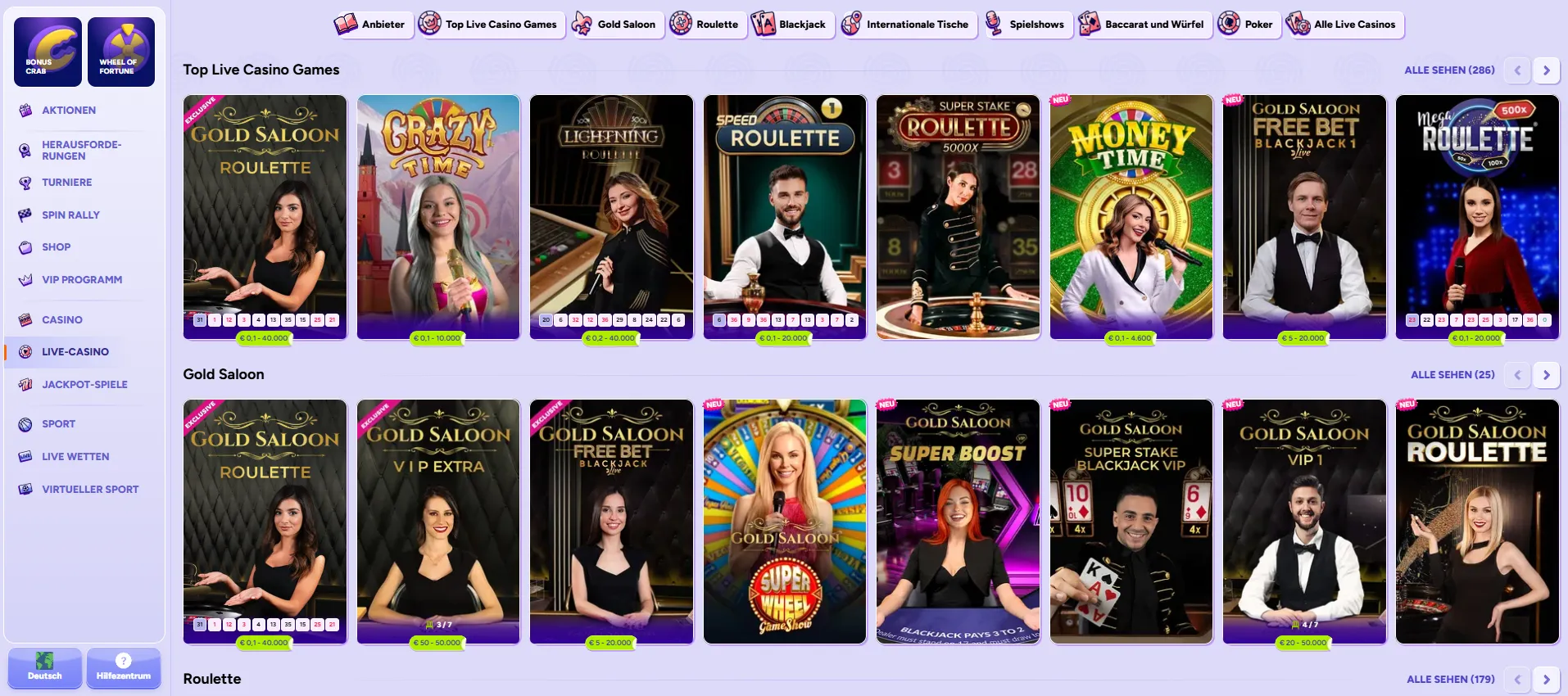 Registrierung und Login bei SpinBara Casino